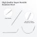 Chrontier Beige Weaving Thread Needles Set for Wig Making & Hair Extensions - Curved and Straight Shaped Hand Sewing Needles - Buy Online on GoSupps.com