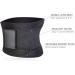 Back Support Back Brace Lumbar Support Waist Trainer Sweat Belt Sculpt Body Waist Trainer Body Shaper Corset Waist Trainer Back Support Belt(XX-Large) XX-Large Black - Buy Online on GoSupps.com