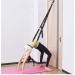 Yoga Fitness Stretching Strap - Improve Flexibility for Rehab Pilates Dance & Gymnastics | Door Flexibility Trainer (Black - Buy Online on GoSupps.com