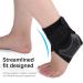 Keenso Compression Support Sleeve for Left Foot - Breathable Ankle Wrap for Sports Climbing Riding & Basketball - Black XL Protective Gear - Buy Online on GoSupps.com