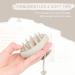 Aimike Silicone Scalp Massage Brush | Hair Growth Shampoo Brush for Wet & Dry Use | Stimulate Scalp Health with Oat Porridge Benefits - Buy Online on GoSupps.com