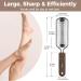 Easkep Corneal Remover - Stainless Steel Hornhaut Trash Foot Scraper for Dead Skin Removal - Durable Corneal File for Smooth Feet - Buy Online on GoSupps.com