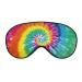 Rainbow Tie Dye Sleep Mask for Women Adjustable Sleeping Eye Shades Cover with Elastic Strap