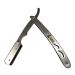 CS-102 Stainless Steel Professional Barber Straight Edge Razor | Includes 15 Astra Double Edge Blades - Best for Barbers & Shaving Enthusiasts - Buy Online on GoSupps.com