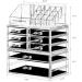 DreamGenius 3-Piece Acrylic Makeup Organizer Set with 8 Drawers - Stackable Vanity and Bathroom Cosmetic Storage - Buy Online on GoSupps.com