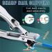 Nail Clippers for Thick Nails Long Handle Large Wide Jaw Opening Cutter with Safety Lock Heavy Duty Fingernail Clipper Heavy Duty Fingernail Clipper Trimmer Professional Ultra Sharp Toenail Cutter - Buy Online on GoSupps.com