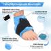 Newgo Ankle Ice Bag for Pain Relief | Reusable Hot Cold Therapy Gel | Ice Pack for Foot Injuries Ankle Swelling & Sprains | Light Blue - Buy Online on GoSupps.com