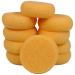 Creative Hobbies 10 Pack of 3-1/2 Inch Round Synthetic Silk Sponges for Painting Crafts Ceramics Household Use & More! Pack of 10 Sponges