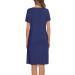 Lovasy Women's Navy Blue Maternity Nightdress with Pockets - Buy Online on GoSupps.com