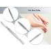Stainless Steel Corneal Scale Remover & Foot Care Spatula - Gentle Pedicure Tool with Case | 15 cm (Model 4) - Buy Online on GoSupps.com