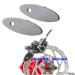 ONGHSD Bicycle Brake Pad Alignment Tool, 2PCS MTB Disc Brake Pad Adjusting Tool Bike Brake Rotor Pads Mounting Assistant Tools Adjust Spacer Mountain Bike Disk Repair Tool Cycling Accessories