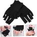  Healvian Healvian 8 Pairs of Gloves UV Shield Glove Bronzing Beads for Face Nail Gel Nail Shape Gel UV Nail Lamp Hand Soap Nail Art Supplies Fabric Black - Buy Online on GoSupps.com