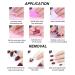 Shop Magrace Square Press on Nails - Short Fake Nails with Nude Pink French Tips | 24 PCS Acrylic Full Cover for Women & Girls (A-4 - Buy Online on GoSupps.com