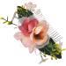 Ipetboom 1pc Wedding Crown Bridal Hair Comb Hair Comb Clip Wedding Hair Decoration Hair Pin Fabric Flower Comb Tiara Hair Fork Wedding Hair Comb Hair Clips Hair Accessories Bride Flowers - Buy Online on GoSupps.com