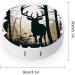 Deer Silhouette Contact Lens Case - Durable & Stylish Care Box for Travel - Perfect for Contact Lens Protection - Buy Online on GoSupps.com