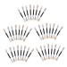 Balacoo 40pcs Latex Eye Shadow Stick Eyeshadow Stick Eye Shadow Short Cosmetic Brush Emulsion