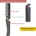 Stainless Steel Folding Comb Pocket Comb for Men and Women Black - Buy Online on GoSupps.com