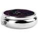 Black Ghost Bat Round Pill Box | 3 Compartment Portable Organizer for Purse & Pocket | Travel & Medication Storage - Buy Online on GoSupps.com