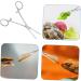 Happyyami Reptile Feeding Clip Feeding Tongs Snake Tongs Lizard Stuff Silver Stainless Steel - Buy Online on GoSupps.com