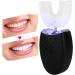 ANGGREK U-Shaped Adult Electric Toothbrush - 360 Teeth Whitening Oral Care Tool (Black) - Buy Online on GoSupps.com