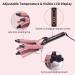 5-in-1 Ceramic Curling Wand Set with LCD Display - Interchangeable Waver Curling Iron for Long/Short Hair - Pink - Buy Online on GoSupps.com