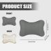 Fadcaer Car Neck Pillow - Small Car Headrest Cushion for Child - Universal Seat Support for Travel/Office/Home (Grey) - Buy Online on GoSupps.com