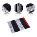 Barber Pro Men's Grooming Cape - Professional Salon Cape for Hairdresser - Waterproof Polyester, Snap Closure - 64'' x 57'' (American Flag Print) - Buy Online on GoSupps.com