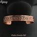 Cigmag 9X Mens Copper Bracelet | Ultra Strength Magnet | Adjustable Cuff Bangle | Father's Day Gift | Classic Viking Pattern - Buy Online on GoSupps.com