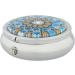 Murano Glass Millefiori Pill Box - Silver Round | GlassOfVenice | International Shipping - Buy Online on GoSupps.com