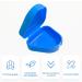 Prosthesis & Denture Box - Secure Container for False Teeth | Durable Dental Cup in White & Blue - Buy Online on GoSupps.com