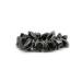 Doja Barcelona |SCHUNGIT chip bracelet |Package 2 |SCHUNGIT natural stone |Elastic bracelets natural minerals energy stones medicinal crystals |Healing stones man and woman
