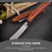 Minkissy Vintage Bart Razor - Rustproof Steel Manual Bartschneider & All-Purpose Knife for Men - International Shipping Available - Buy Online on GoSupps.com