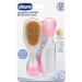 Chicco Pink Comb and Brush Set - Gentle Baby Grooming Essentials - Buy Online on GoSupps.com