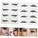 Balacoo 8 Pairs Glitter Eyeliner Women Eyeliner Decals Eye Line Strips Miss Chic Fake Eyelashes 1 count (Pack of 1) As Shown - Buy Online on GoSupps.com