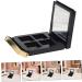 FRCOLOR 4grilles Palette de Fards Paupi res Vide avec Miroir et Compartiments Organisateur de Maquillage Portable pour Voyages et Quotidien - Buy Online on GoSupps.com