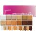Foundation Palette Cream Foundation 12 Shades - Face Makeup for Weddings Office Evenings Travel Mature Skin Dark Circles - Buy Online on GoSupps.com