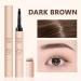 Eyebrow Cream Pencil for Long Lasting Waterproof & Smudgeproof Natural Brows, Dark Brown - Eye Makeup - Buy Online on GoSupps.com