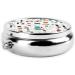 Rose Gold Marble Mini Round Pill Box 3 Compartment Portable Organizer for Travel Home & Office - Buy Online on GoSupps.com