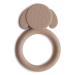 Mushie Silicone Dog Brown Baby Teether Toy - BPA-Free Teething Relief - Buy Online on GoSupps.com