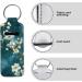 JooMeryer Van Gogh Oil Painting Chapstick Holder - Portable Lip Balm Sleeve Pouch Keychain for Women - Teal Flower Design - ONESIZE - Buy Online on GoSupps.com