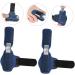Lurrose 3pcs Toe & Finger Support Sleeves | Immobilizer Splint Set for Hammertoe, Sprains & Mallet Thumb | Blue 11.5X2.5CM - Buy Online on GoSupps.com
