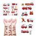Fire Truck Temporary Tattoos - 24 Sheets | Firefighter Party Favors & Birthday Decorations - Buy Online on GoSupps.com