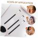 OHPHCALL 3pcs Fish Tail Brush Makeup Brushes for Nose Brush for Nose Contour Highlighter Brush Makeup Tool 18.50X1.00X1.00CM As Shown 1 - Buy Online on GoSupps.com