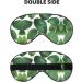 Herb Plant Leaf Print Eye Mask - Soft Double-Sided Sleep Mask for Light Blocking & Enhanced Sleep Quality - Buy Online on GoSupps.com