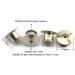 LQ Industrial 12PCS Metal Locking Pin Backs Clasp Bulk Pin Keepers for Name Tags Displaying Books Disney Pins Silver - Buy Online on GoSupps.com