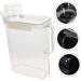 TOBBOMEY 4pcs Laundry Storage Box Lotion Fabric Softener Liquid Soap Dispensers Transparent Plastic - Buy Online on GoSupps.com