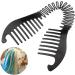 1PC Bendable Plastic Hair Comb Ponytailer Hair Styling Tool Modern Banana Clip Interlocking Comb French Side Comb For Women Girls DIY Hair Style Black - Buy Online on GoSupps.com