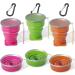 Collapsible Silicone Cup for Travel and Outdoor Activities - Portable and Reusable Green Folding Mug - Buy Online on GoSupps.com