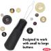 OXO Good Grips Button Hook Dressing Aid for Easy Clothing Fastening - Ideal for Arthritis, Neuropathy, Carpal Tunnel - Senior-Friendly Design - Buy Online on GoSupps.com