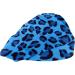 Adjustable Blue Leopard Texture Working Cap with Tie Back for Men and Women - Buy Online on GoSupps.com